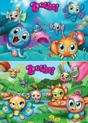 Okładka książki Puzzle 2X24 Świat Zoobles