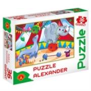 Okładka książki Puzzle 36 - Gigant. Mały cyrk ALEX