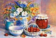 Opakowanie Puzzle 500 Cherries in China Basket CASTOR