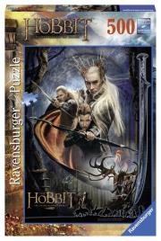 Okładka książki Puzzle 500 Hobbit. Pustkowie Smauga