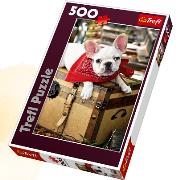 Okładka książki Puzzle 500 Mały zawadiaka TREFL
