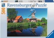 Okładka książki Puzzle 500 Wiatrak wiejski