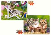 Opakowanie Puzzle x 2 - Kittens in the Garden CASTOR