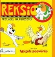 Reksio. Przyjaciel najmłodszych. Wesołe podwórko. Autor: Szarf Maria. Dadada.pl Okładka książki Reksio. Przyjaciel najmłodszych. Wesołe podwórko