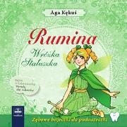 Rumina Wróżka Stałuszka. Autor: Kękuś Aga. Dadada.pl Okładka książki Rumina Wróżka Stałuszka