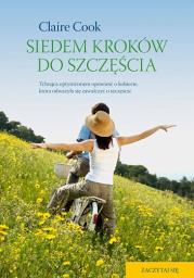Siedem kroków do szczęścia. Autor: Claire Cook. Dadada.pl Okładka książki Siedem kroków do szczęścia