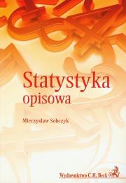 Statystyka opisowa. Autor: Sobczyk Mieczysław. Dadada.pl Okładka książki Statystyka opisowa