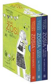 Świat Zosi z ulicy Kociej. Pakiet 3 książek. Autor: Agnieszka Tyszka. Dadada.pl Okładka książki Świat Zosi z ulicy Kociej. Pakiet 3 książek