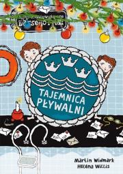 Tajemnica pływalni. Autor: Martin Widmark, Helena Willis. Dadada.pl Okładka książki Tajemnica pływalni