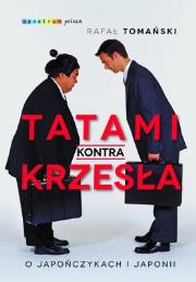 Tatami kontra krzesła. Autor: Rafał Tomański. Dadada.pl Okładka książki Tatami kontra krzesła