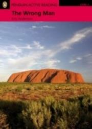 Okładka książki The Wrong Man + cd. Lektura uproszczona