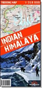 Okładka książki Trekking map Indian Himalaya 1:350 000