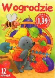 Okładka książki W ogrodzie - Kolorowanka z naklejkami