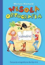 Wesoła ortografia. Pisownia łączna i rozdzielna. Autor: Mariusz Niemycki. Dadada.pl Okładka książki Wesoła ortografia. Pisownia łączna i rozdzielna