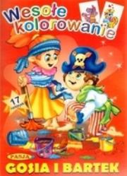 Okładka książki Wesołe kolorowanie Gosia i Bartek