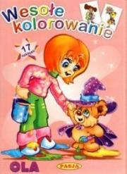 Okładka książki Wesołe kolorowanie Ola