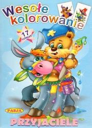 Okładka książki Wesołe kolorowanie Przyjaciele