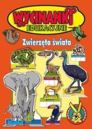 Okładka książki Wycinanki edukacyjne Zwierzęta świata