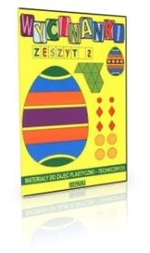 Wycinanki zeszyt 2. Autor: Elżbieta Klisowska. Dadada.pl Okładka książki Wycinanki zeszyt 2