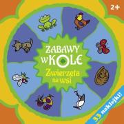 Zabawy w kole. Zwierzęta na wsi. Autor: Bardos Krystyna. Dadada.pl Okładka książki Zabawy w kole. Zwierzęta na wsi