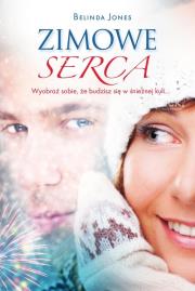 Zimowe serca. Autor: Belinda Jones. Dadada.pl Okładka książki Zimowe serca