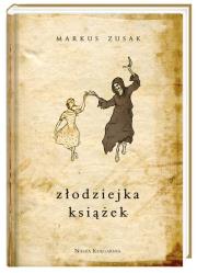 Złodziejka książek TW. Autor: Zusak Markus. Dadada.pl Okładka książki Złodziejka książek TW
