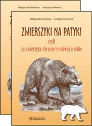 Zwierszyki na patyki. Autor: Małgorzata Barańska – słowa, ilustracje Andrzej Jurkiewicz. Dadada.pl Okładka książki Zwierszyki na patyki