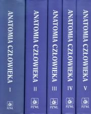 Okładka książki Anatomia człowieka T.1-5 PZWL