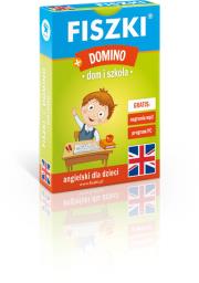 Angielski. Fiszki + Gra Domino - dom i szkoła. Autor:   Praca zbiorowa. Dadada.pl Okładka książki Angielski. Fiszki + Gra Domino - dom i szkoła