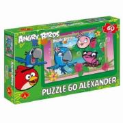 Okładka książki Angry Birds Rio. Puzzle 60 - Jak z obrazka ALEX