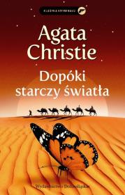 Dopóki starczy światła. Autor: Agatha Christie. Dadada.pl Okładka książki Dopóki starczy światła