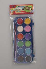 Okładka książki Farbki akwarelowe 12kolorów Rexus