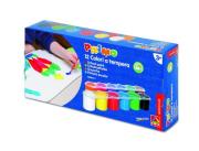 Opakowanie Farby plakatowe Primo Tempera 12 kolorów w plastikowych pojemnikach