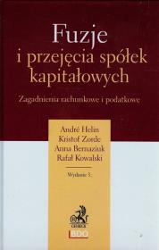 Okładka książki Fuzje i przejęcia spółek kapitałowych
