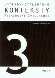 Interdyscyplinarne konteksty pedagogiki specjalnej 3/2013. Wydawca: Wydawnictwo Naukowe UAM. Dadada.pl Opakowanie Interdyscyplinarne konteksty pedagogiki specjalnej 3/2013