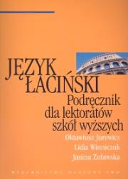 Język łaciński Podręcznik dla lektoratów szkół wyższych. Autor: Jurewicz Oktawiusz, Winniczuk Lidia, Żuławska Janina. Dadada.pl Okładka książki Język łaciński Podręcznik dla lektoratów szkół wyższych
