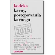 Okładka książki Kodeks karny, postępowania karnego 09/2014 - folia