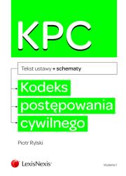 Kodeks postępowania cywilnego ze schematami. Autor: Rylski Piotr. Dadada.pl Okładka książki Kodeks postępowania cywilnego ze schematami