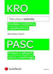 Kodeks rodzinny i opiekuńczy  ze schematami Prawo o aktach stanu cywilnego. Autor: Czech Bronisław. Dadada.pl Okładka książki Kodeks rodzinny i opiekuńczy  ze schematami Prawo o aktach stanu cywilnego
