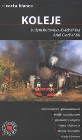 Koleje Przewodnik po Polsce. Autor: Ciechański Ariel, Kurowska-Ciechańska Judyta. Dadada.pl Okładka książki Koleje Przewodnik po Polsce