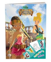 Okładka książki Kolorowanka i naklejki - Dzwoneczek i tajemnica...