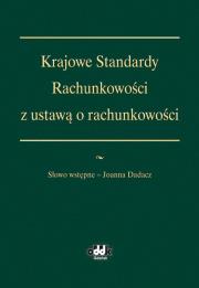 Okładka książki Krajowe Standardy Rachunkowości z ustawą o rachunkowości