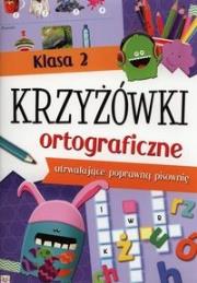 Okładka książki Krzyżówki ortograficzne dla klasy 2