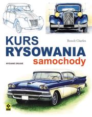Kurs rysowania - samochody. Autor: Benoit Charles. Dadada.pl Okładka książki Kurs rysowania - samochody