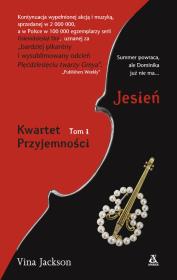 Kwartet Przyjemności T.1 Jesień. Autor: Jackson Vina. Dadada.pl Okładka książki Kwartet Przyjemności T.1 Jesień