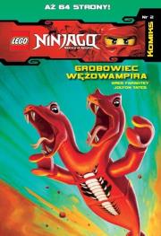 LEGO Ninjago Komiks 2: Grobowiec Wężowampira. Autor: praca zbiorowa. Dadada.pl Okładka książki LEGO Ninjago Komiks 2: Grobowiec Wężowampira