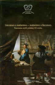 Okładka książki Literatura a malarstwo - malarstwo a literatura