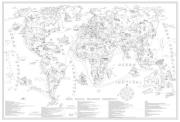 Mapa Kolorowanka Świat Młodego Odkrywcy. Wydawca: Artglob. Dadada.pl Opakowanie Mapa Kolorowanka Świat Młodego Odkrywcy