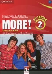 More! 2 Student's Book with Cyber Homework and Online Resources. Autor: Puchta Herbert, Stranks Jeff. Dadada.pl Okładka książki More! 2 Student's Book with Cyber Homework and Online Resources