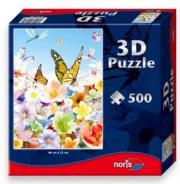 Opakowanie Motyle - puzzle 500 elementów z efektem 3D